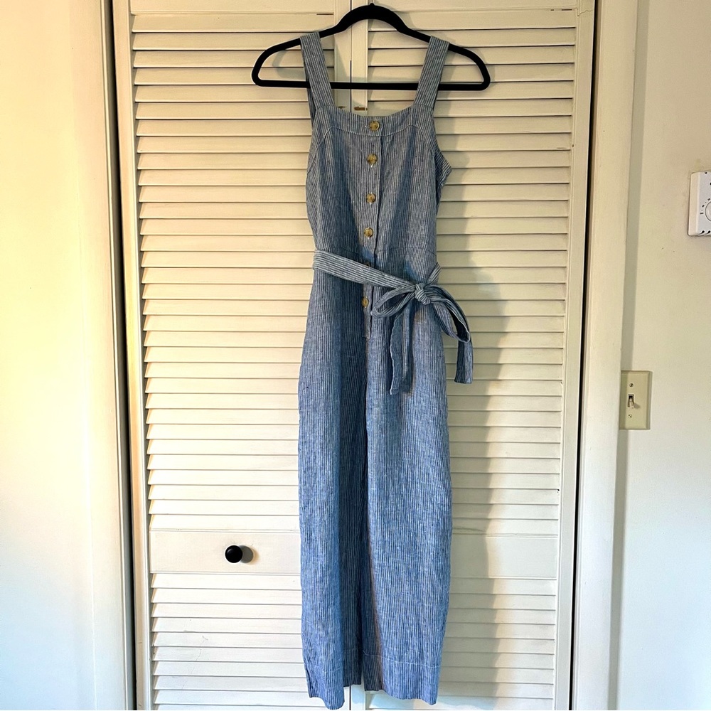 Everlane Linen Picnic Jumpsuit